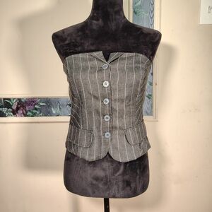 Y2K Inspired Office Siren Mob Wife Tub Top NWOTS/T16